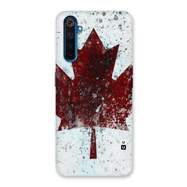 Red Maple Snow Back Case for Realme 6 Pro