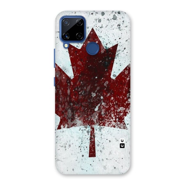 Red Maple Snow Back Case for Realme C12