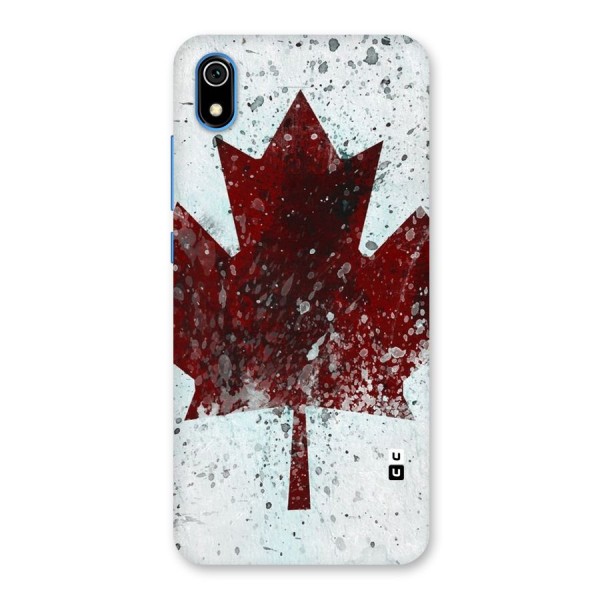 Red Maple Snow Back Case for Redmi 7A