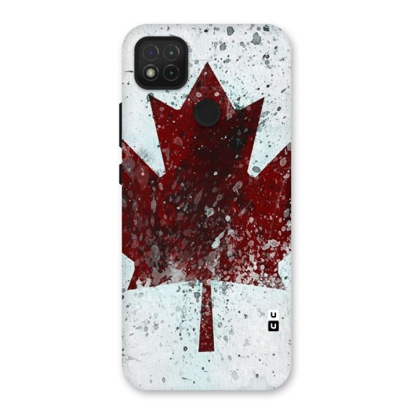 Red Maple Snow Back Case for Redmi 9C