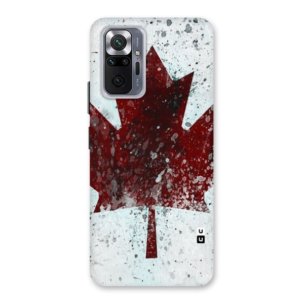 Red Maple Snow Back Case for Redmi Note 10 Pro