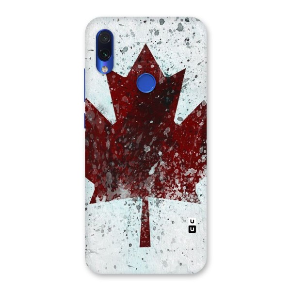 Red Maple Snow Back Case for Redmi Note 7