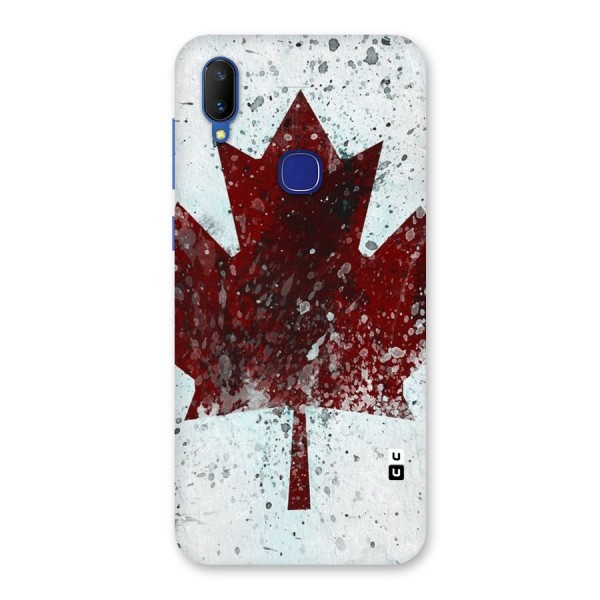 Red Maple Snow Back Case for Vivo V11