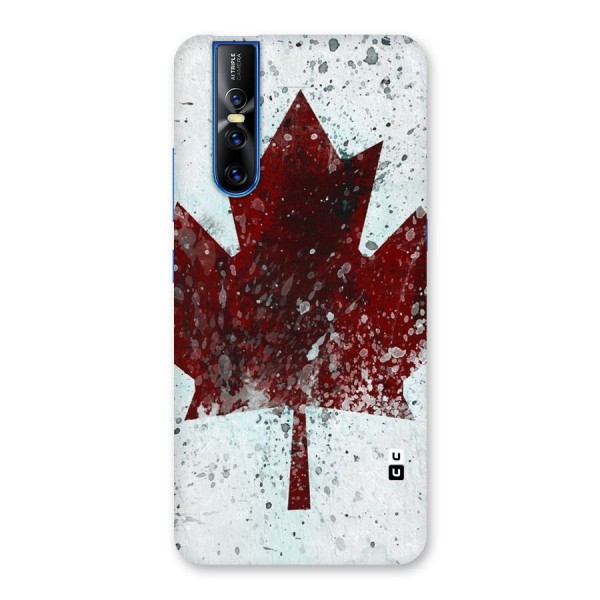 Red Maple Snow Back Case for Vivo V15 Pro