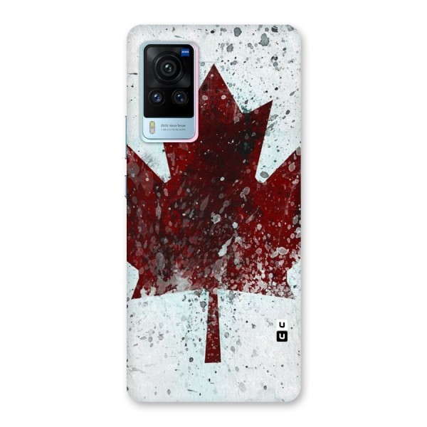 Red Maple Snow Back Case for Vivo X60 Pro