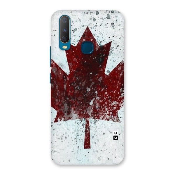 Red Maple Snow Back Case for Vivo Y12