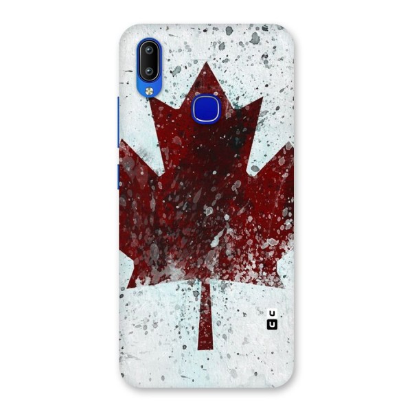 Red Maple Snow Back Case for Vivo Y91