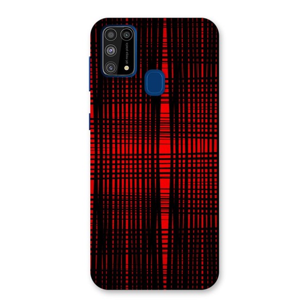 Red Net Design Back Case for Galaxy F41