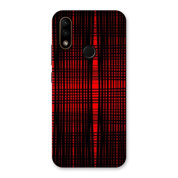 Red Net Design Back Case for Lenovo A6 Note