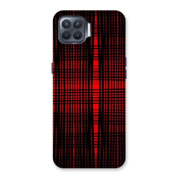 Red Net Design Back Case for Oppo F17 Pro