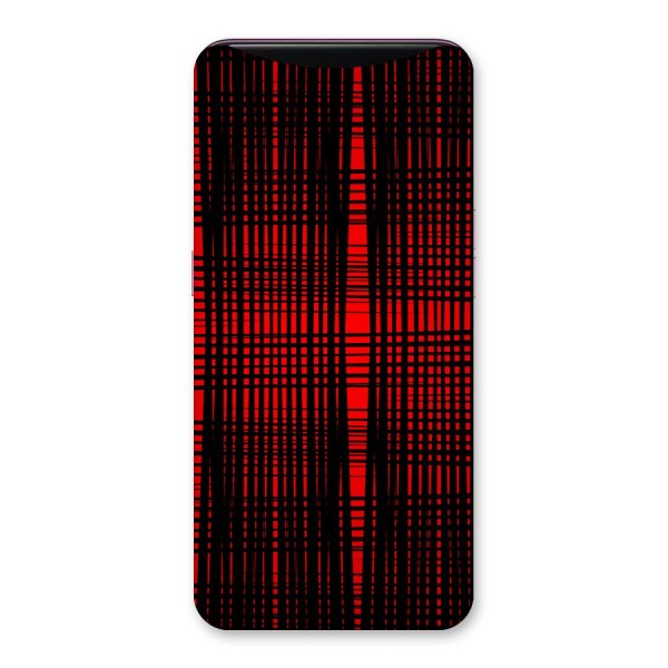 Red Net Design Back Case for Oppo Find X