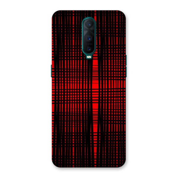 Red Net Design Back Case for Oppo R17 Pro