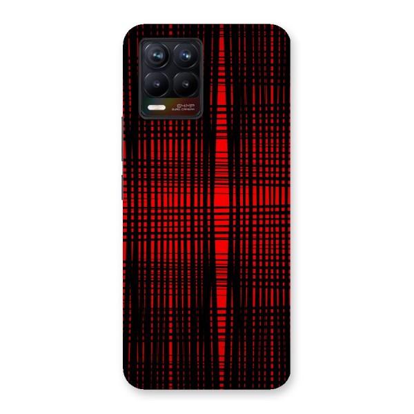 Red Net Design Back Case for Realme 8