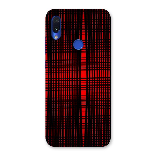 Red Net Design Back Case for Redmi Note 7