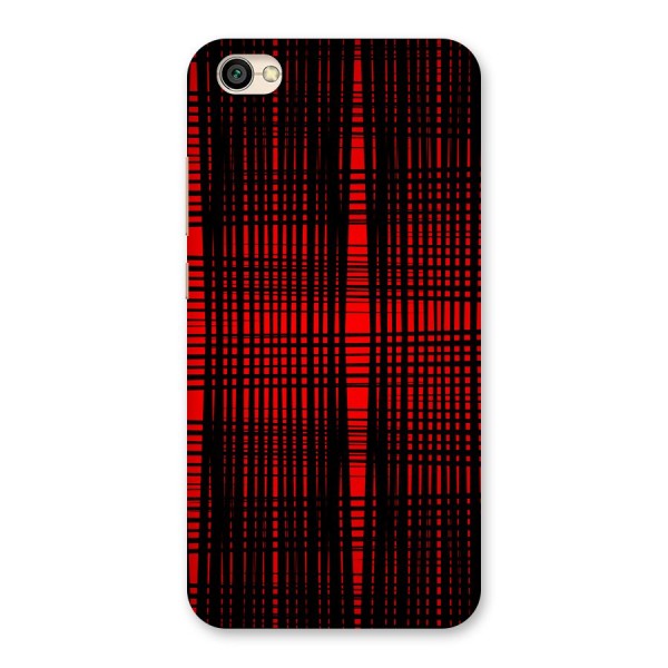 Red Net Design Back Case for Redmi Y1 Lite