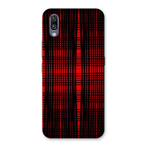 Red Net Design Back Case for Vivo NEX