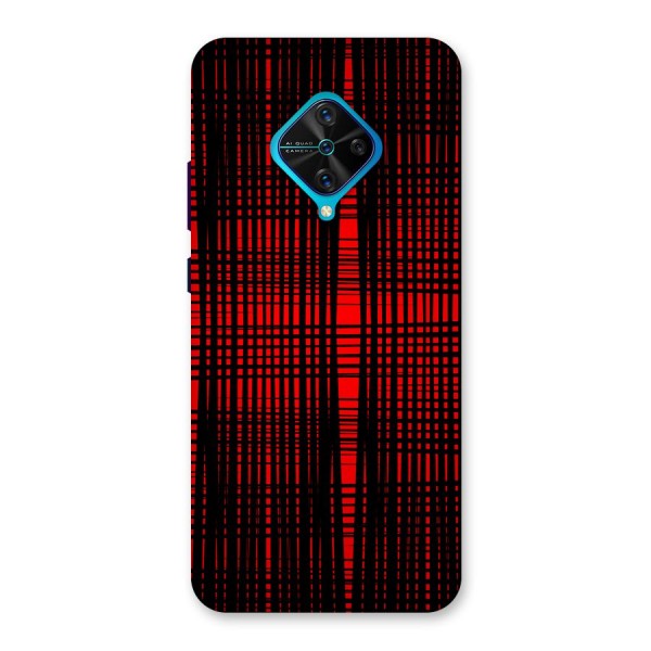 Red Net Design Back Case for Vivo S1 Pro