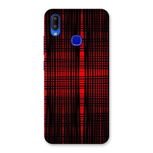 Red Net Design Back Case for Vivo Y91