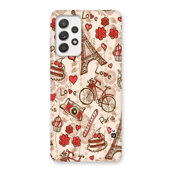 Red Peach City Back Case for Galaxy A52