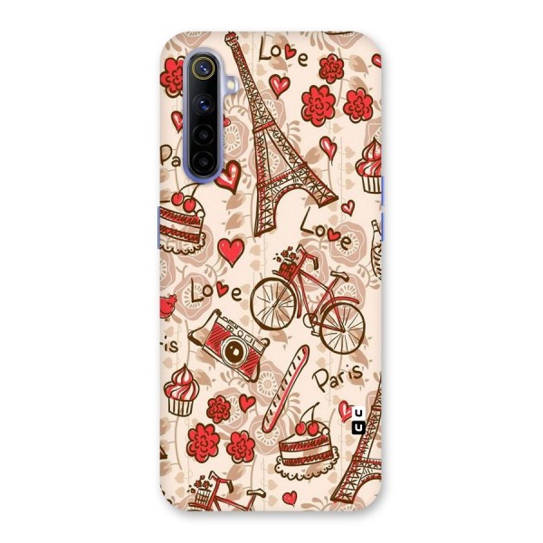 Red Peach City Back Case for Realme 6