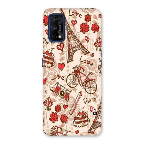 Red Peach City Back Case for Realme 7 Pro