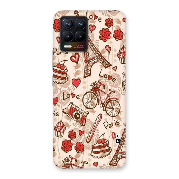 Red Peach City Back Case for Realme 8