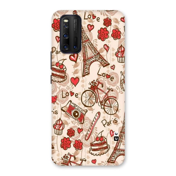 Red Peach City Back Case for Vivo iQOO 3