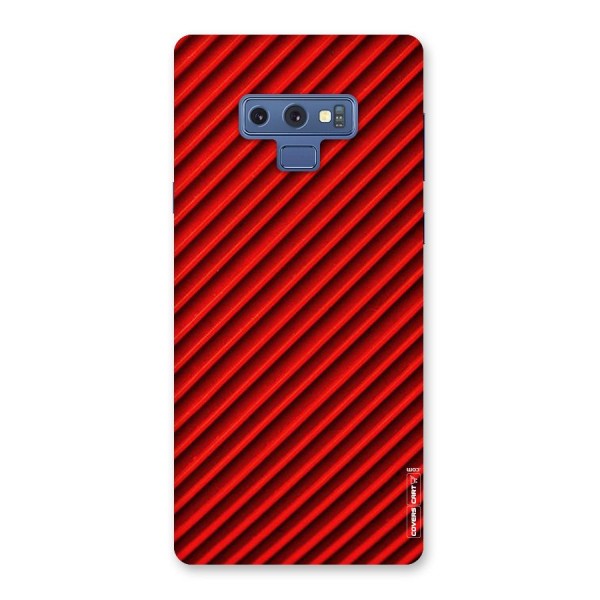 Red Rugged Stripes Back Case for Galaxy Note 9