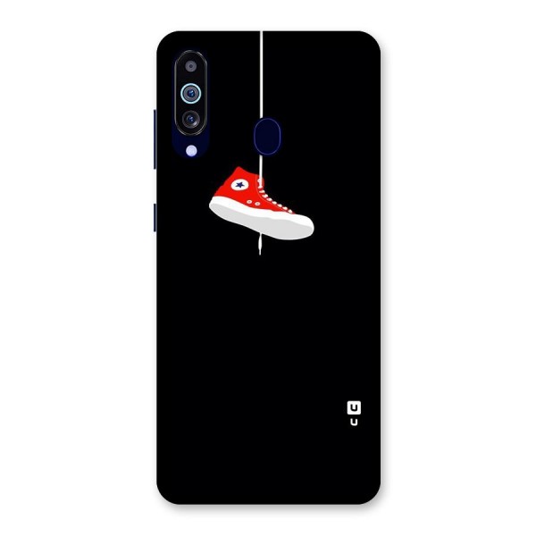 Red Shoe Hanging Back Case for Galaxy A60