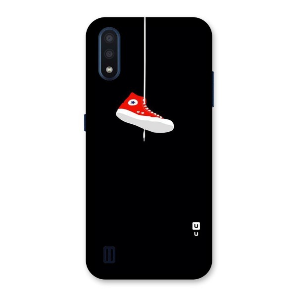 Red Shoe Hanging Back Case for Galaxy M01