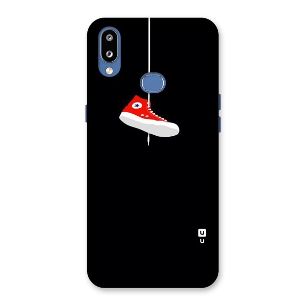 Red Shoe Hanging Back Case for Galaxy M01s