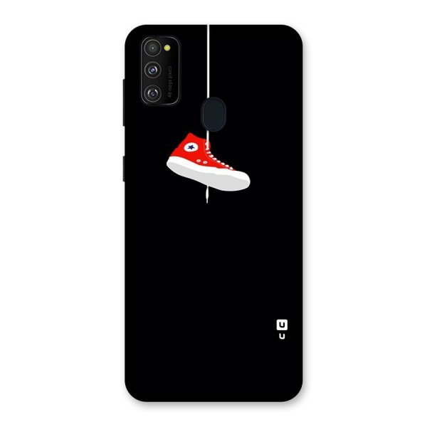 Red Shoe Hanging Back Case for Galaxy M21