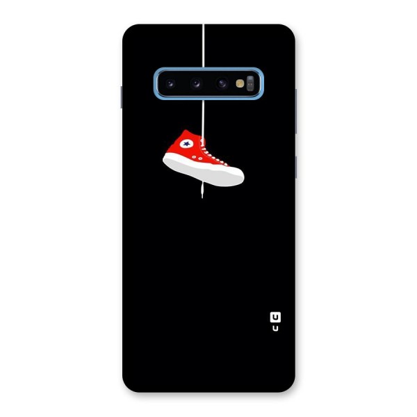 Red Shoe Hanging Back Case for Galaxy S10 Plus