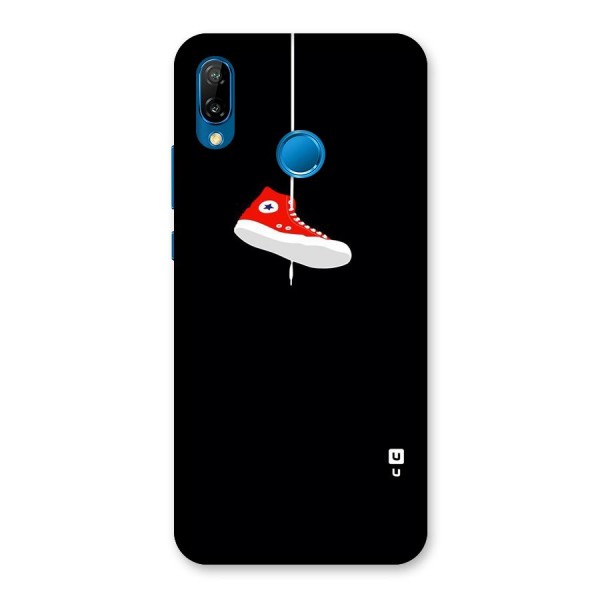 Red Shoe Hanging Back Case for Huawei P20 Lite