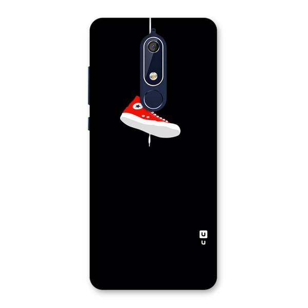 Red Shoe Hanging Back Case for Nokia 5.1