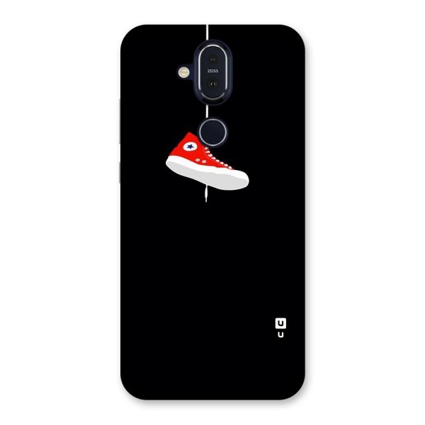 Red Shoe Hanging Back Case for Nokia 8.1