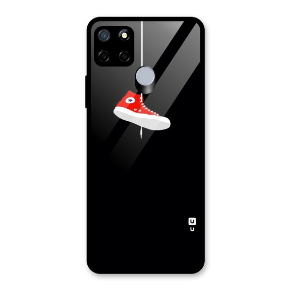 Red Shoe Hanging Glass Back Case for Realme C12