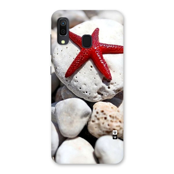 Red Star Fish Back Case for Galaxy A20