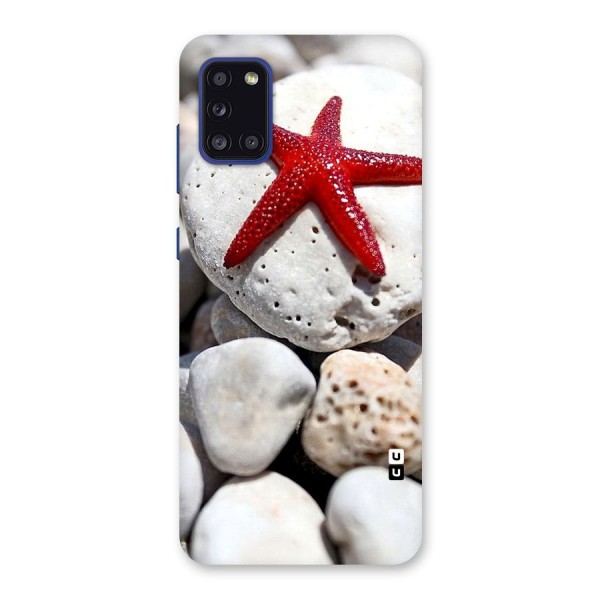 Red Star Fish Back Case for Galaxy A31