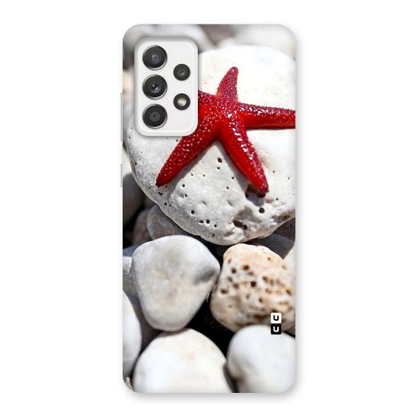 Red Star Fish Back Case for Galaxy A52