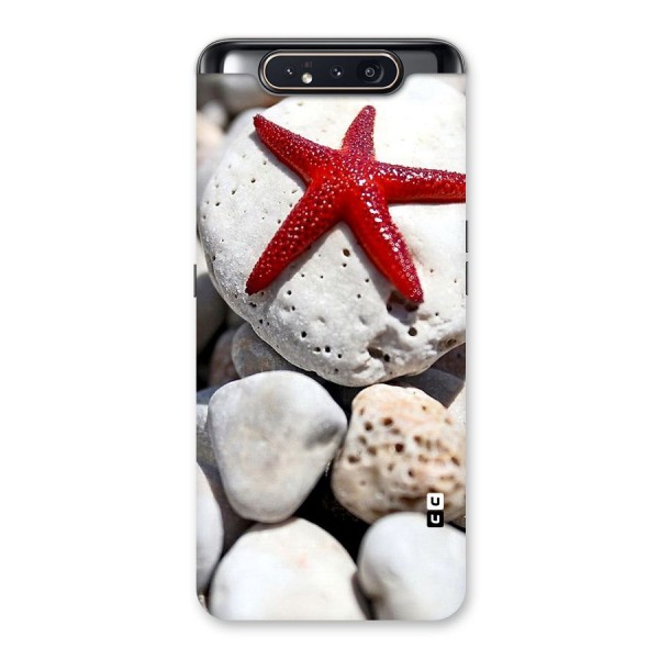 Red Star Fish Back Case for Galaxy A80