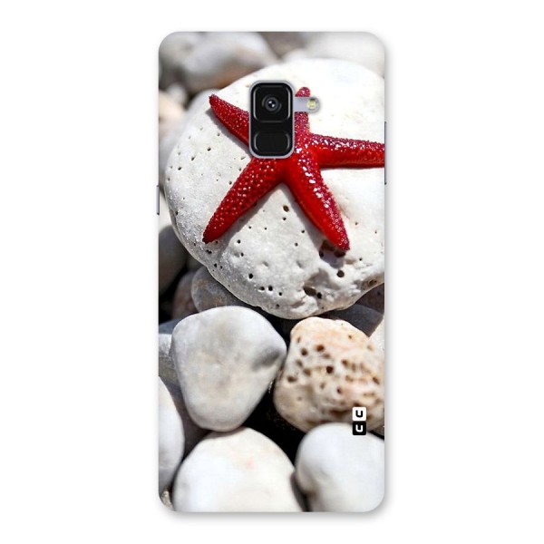 Red Star Fish Back Case for Galaxy A8 Plus