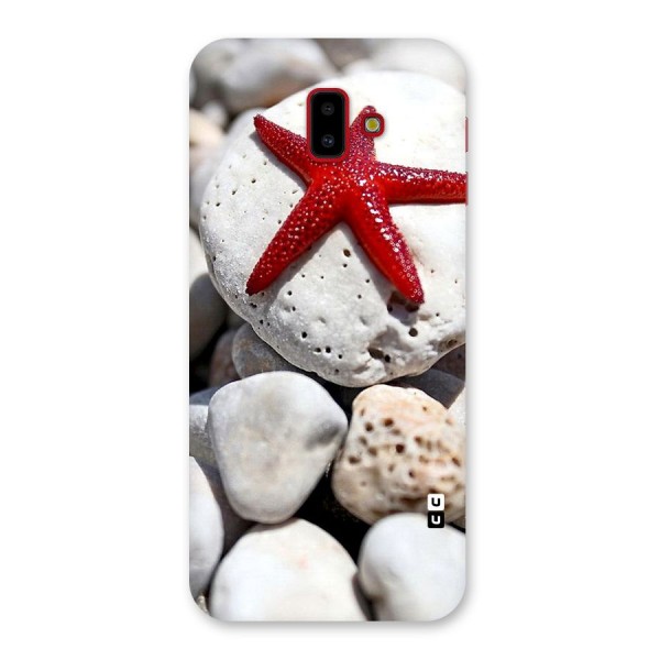 Red Star Fish Back Case for Galaxy J6 Plus