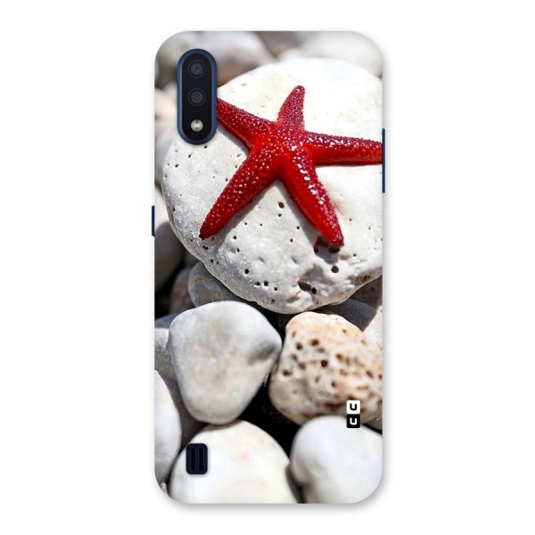 Red Star Fish Back Case for Galaxy M01