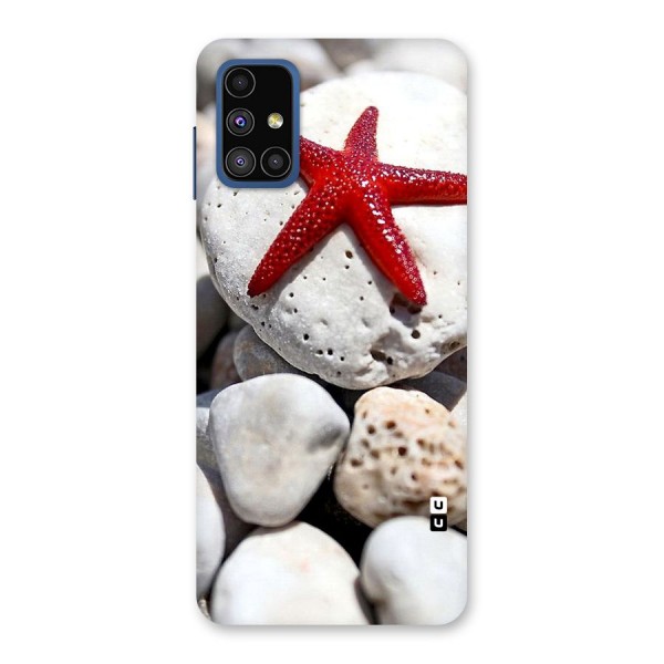 Red Star Fish Back Case for Galaxy M51