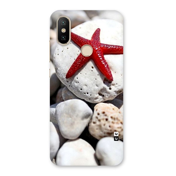 Red Star Fish Back Case for Mi A2