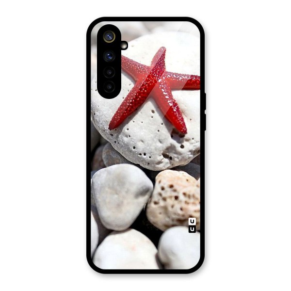 Red Star Fish Glass Back Case for Realme 6