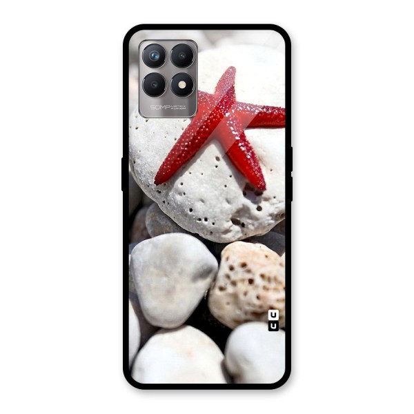 Red Star Fish Glass Back Case for Realme 8i