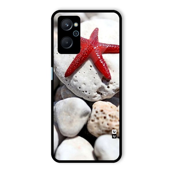 Red Star Fish Glass Back Case for Realme 9i