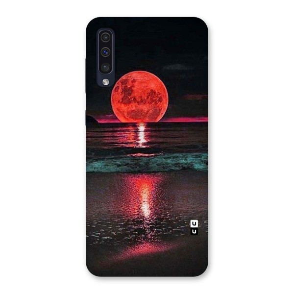 Red Sun Ocean Back Case for Galaxy A50